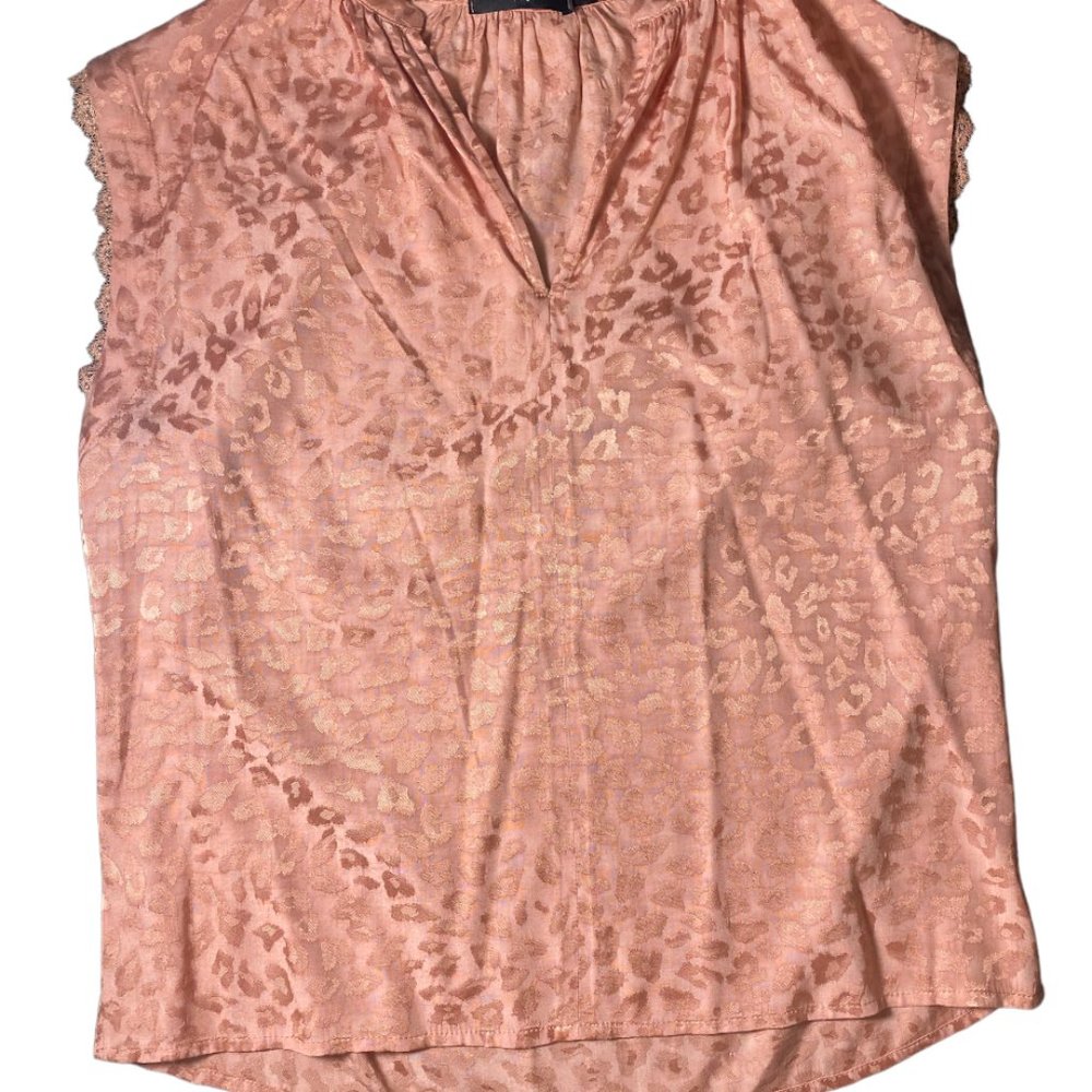 Leopard Print Pink Rust Tank
